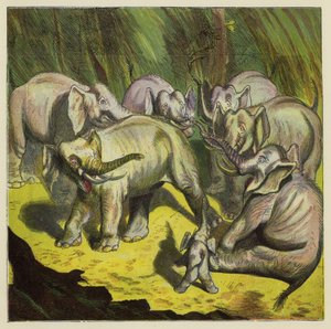 Der Elefant, der seinen Schwanz verlor von Ernest Henry Griset