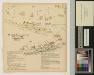 Octoraro Mühlen, Rowlandville, Maryland, Hexamer General Surveys, 1876