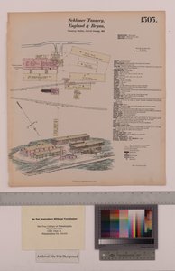 Schlosser-Gerberei, England und Bryan-Gerbereistation, Maryland, Hexamer General Surveys, 1880