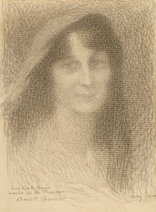 Weiblicher Kopf von Ernest Joseph Laurent