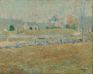 Ein Verlassenes Bauernhaus von Ernest Lawson