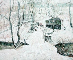 Landschaft im Winter von Ernest Lawson