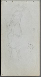 Skizzenbuch, Seite 05: Figurenstudie