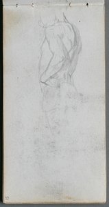 Skizzenbuch, Seite 51: Figurenstudie