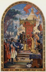 König Johann unterzeichnet die Magna Carta von Ernest Normand