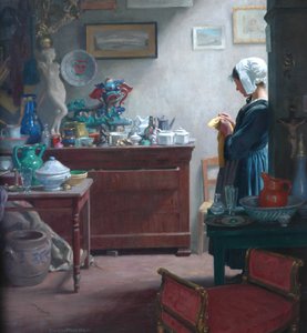 Ein Antiquitätengeschäft in der Bretagne, 1911