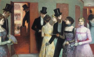 Soiree in der Oper, ca. 1900 von Ernest Rouart