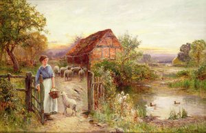Die Schafe nach Hause bringen von Ernest Walbourn