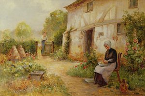 Kartoffeln schälen von Ernest Walbourn