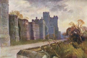 Nordterrasse und Winchester Turm von Ernest William Haslehust