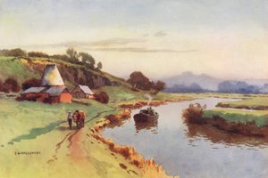 Themse: Blick von der Sutton Brücke