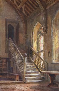 Die Halle der Brüder, St. Cross von Ernest William Haslehust