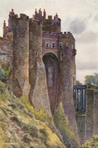 Der Turm des Konstablers, Dover Castle von Ernest William Haslehust