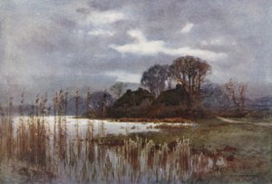 Der Mühlenteich, Beaulieu von Ernest William Haslehust