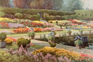 Der versunkene Garten, Kensington Palace von Ernest William Haslehust