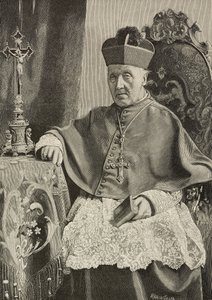 Porträt von Luigi Nazari von Calabiana von Ernesto Mancastroppa