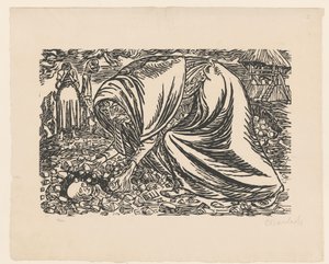 Begräbnis eines toten Kindes von Ernst Barlach (signed by artist)