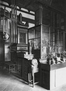 Fuchou, Ku shan, Yung tsuan sze, Fukien, Pagode der Relikte in der Bibliothek des Klosters auf dem Trommelberg