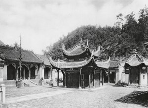 Miao tai tze, Shensi, Hauptgericht des Klosters