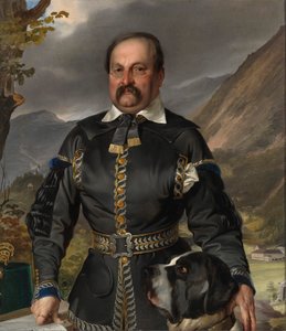 Franz Anton Ritter von Jakomini in Bergmannsuniform von Ernst Christian Moser