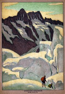Grindelwald Gletscher (Illustration, ca. 1920-1930)