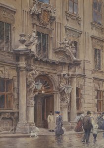 Das Portal des Palais Kinsky von Ernst Graner