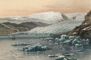 Tyndall-Gletscher, Nordwest-Grönland von Ernst Heyn