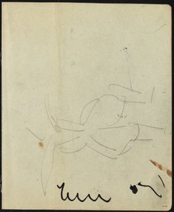 Tänzer und Darsteller Seite aus einem Skizzenbuch, um 1911 von Ernst Ludwig Kirchner