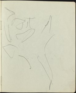 Tänzer und Darsteller Seite aus einem Skizzenbuch, ca. 1911 von Ernst Ludwig Kirchner