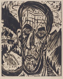 Kopf von van de Velde, Hell, 1917