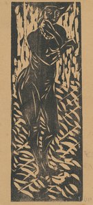Akt mit Schmuck, 1906 von Ernst Ludwig Kirchner