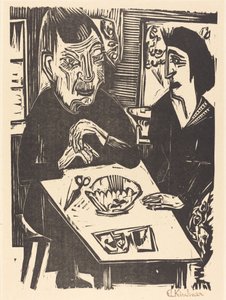 Alte und junge Frau, 1921 von Ernst Ludwig Kirchner