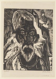 Alter Bauer – Kopf Senn R. von Ernst Ludwig Kirchner