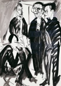 Künstler und Die Brücke Gruppe in Dresden von Ernst Ludwig Kirchner