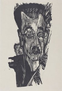 Dr. Ludwig Binswanger (Kopf Dr. Ludwig Binswanger) von Ernst Ludwig Kirchner