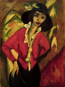 Frauenkopf, Gerda von Ernst Ludwig Kirchner