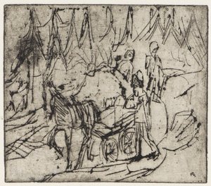 Milchfuhrwerk von Ernst Ludwig Kirchner