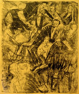Musikrestaurant von Ernst Ludwig Kirchner