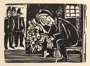 Neben der Heerstraße. Erzählungen von Jakob Bosshart. Der Friedensapostel - In der Zelle von Ernst Ludwig Kirchner