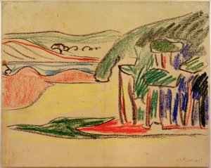 Ohne Titel (Moritzburger Teiche) von Ernst Ludwig Kirchner
