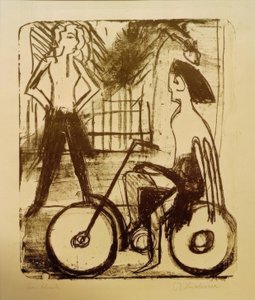 Radfahrerin