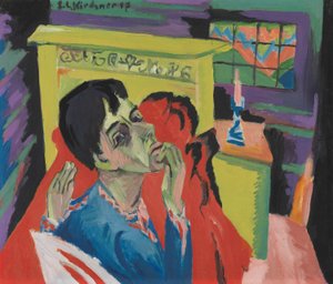 Selbstbildnis als Kranker (Der Kranke) von Ernst Ludwig Kirchner