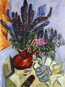 Stillleben mit Blumenvasen, 1912