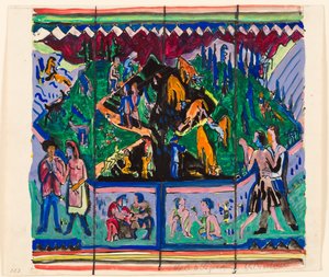 Das Leben (Hagemann-Entwurf) von Ernst Ludwig Kirchner