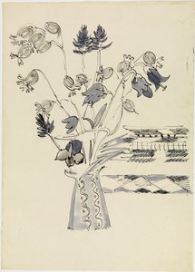 Vase mit Blumen von Ernst Ludwig Kirchner