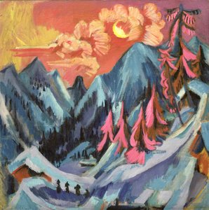 Winterlandschaft im Mondlicht, 1919