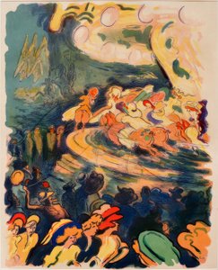Karussell in Paris von Ernst Matthes