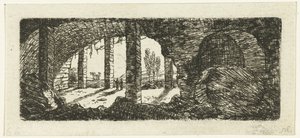Ruine von Fort Sint-Pieter bei Maastricht von Ernst Willem Jan Bagelaar