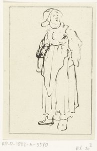 Stehende Bäuerin von Ernst Willem Jan Bagelaar