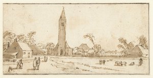 Ansicht von Spaarnwoude von Esaias van de Velde